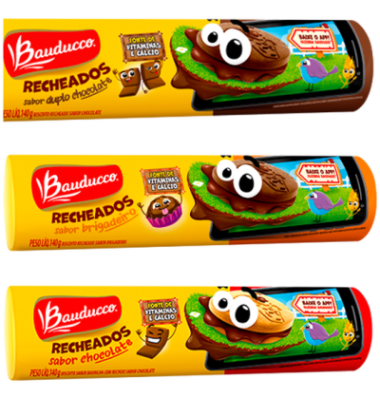 Biscoito Recheado Chocolate 140 g