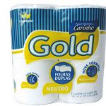 PAPEL HIGIÊNICO CARINHO GOLD 30M COM 4 UNIDADES