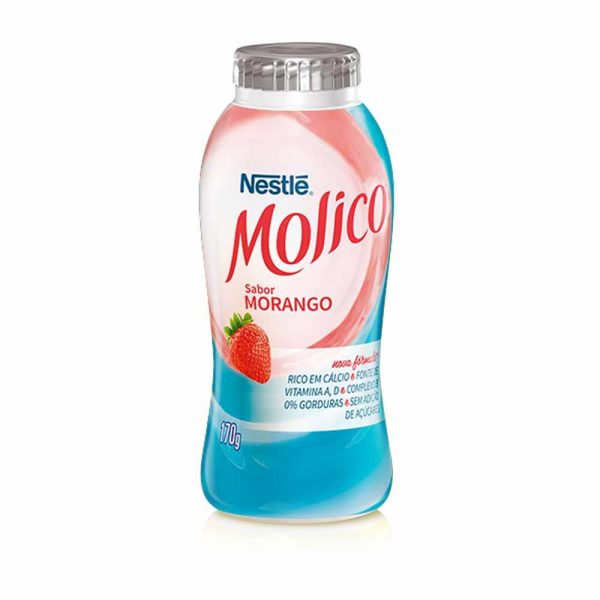 IOGURTE NESTLE MOLICO MORANGO 170G ZERO