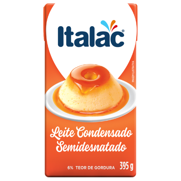 LEITE CONDENSADO ITALAC SEMIDESNATADO 395G